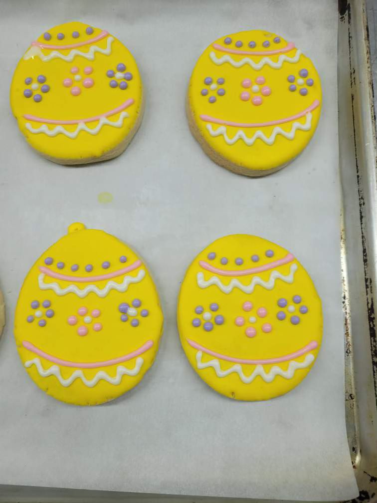 Yellow Easter Egg Cookies Just Like Moms
